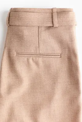 Pantalon chic avec ceinture - Beige — photo 4