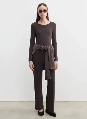 T-shirt en viscose et élasthanne