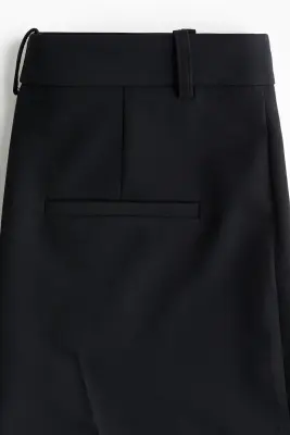 Pantalon Capri avec plis - Noir — photo 5