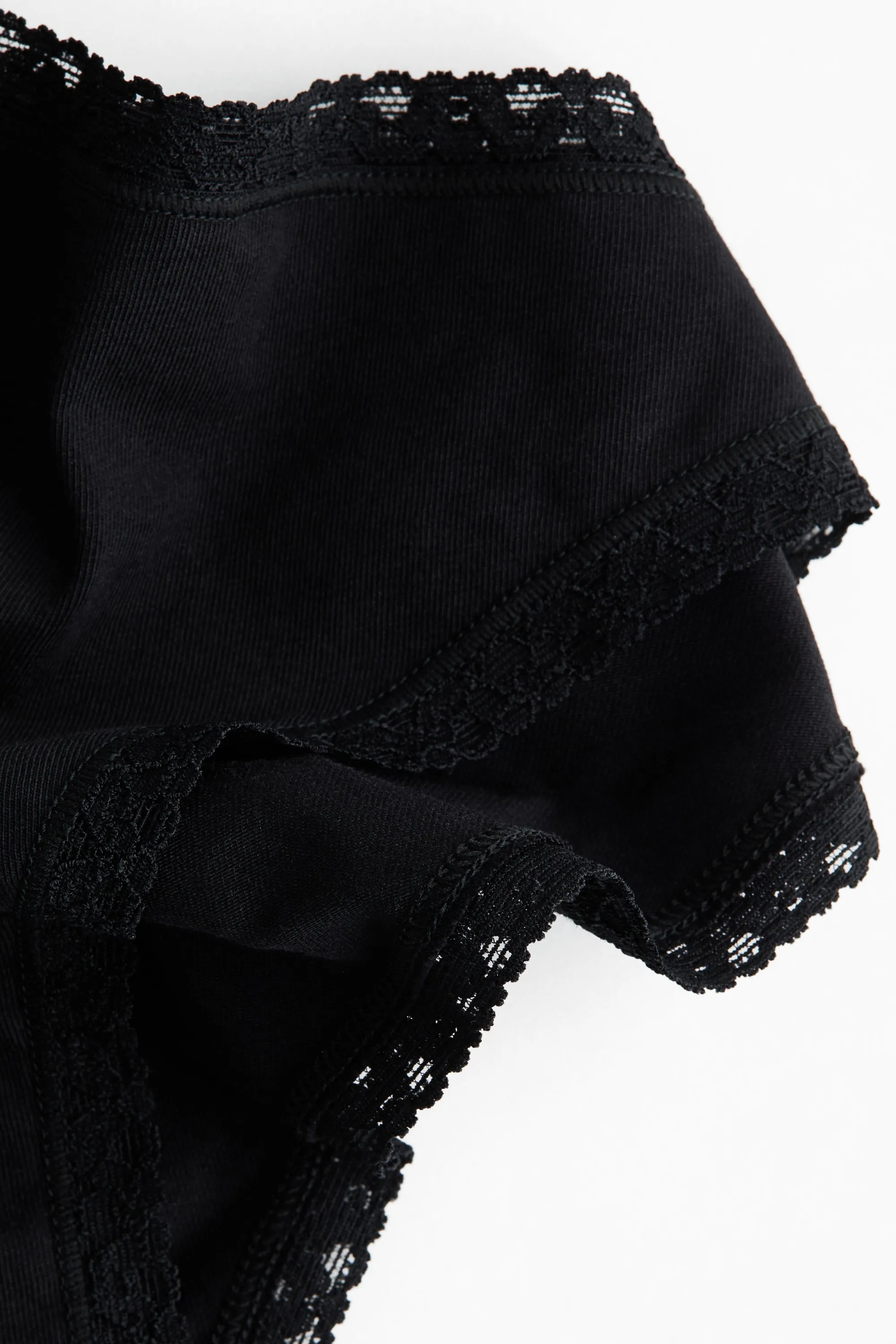 Lot de 5 culottes en coton - Noir