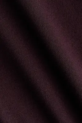 Top à manches longues en jersey - Violet prune foncé — photo 4