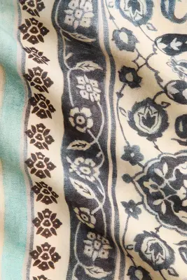 Combi-pantalon dos nu avec détail à nouer - Beige/fleuri — photo 5