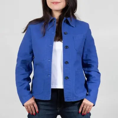 Veste de travail en croisé coton bio 1G/4F - Bugatti — photo 2