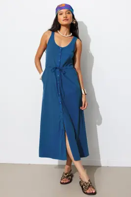 Robe-débardeur unie Femme — photo 2