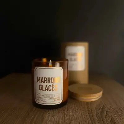 Bougie végétale parfumée Marron Glacé — photo 3