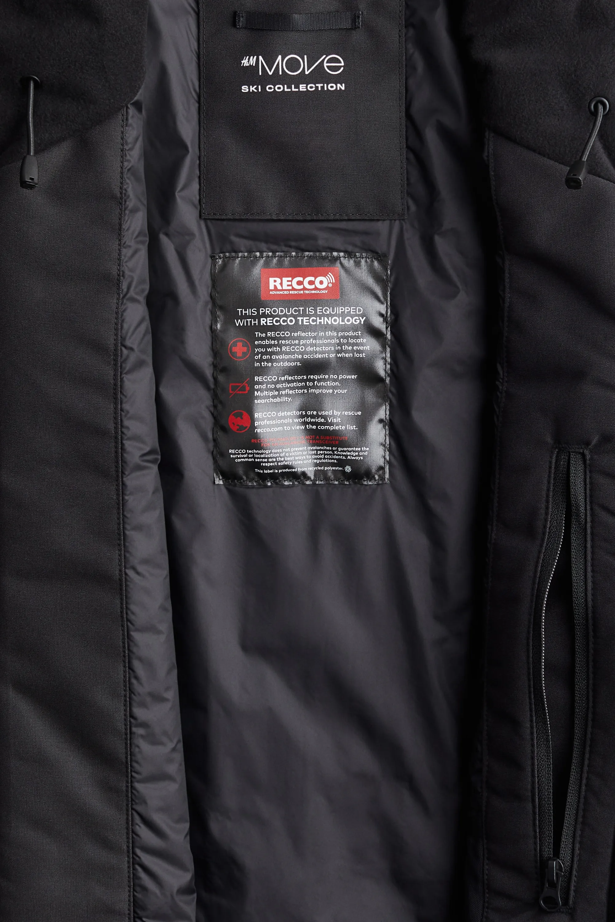 Veste de ski matelassée Regular Fit StormMove™ - Noir