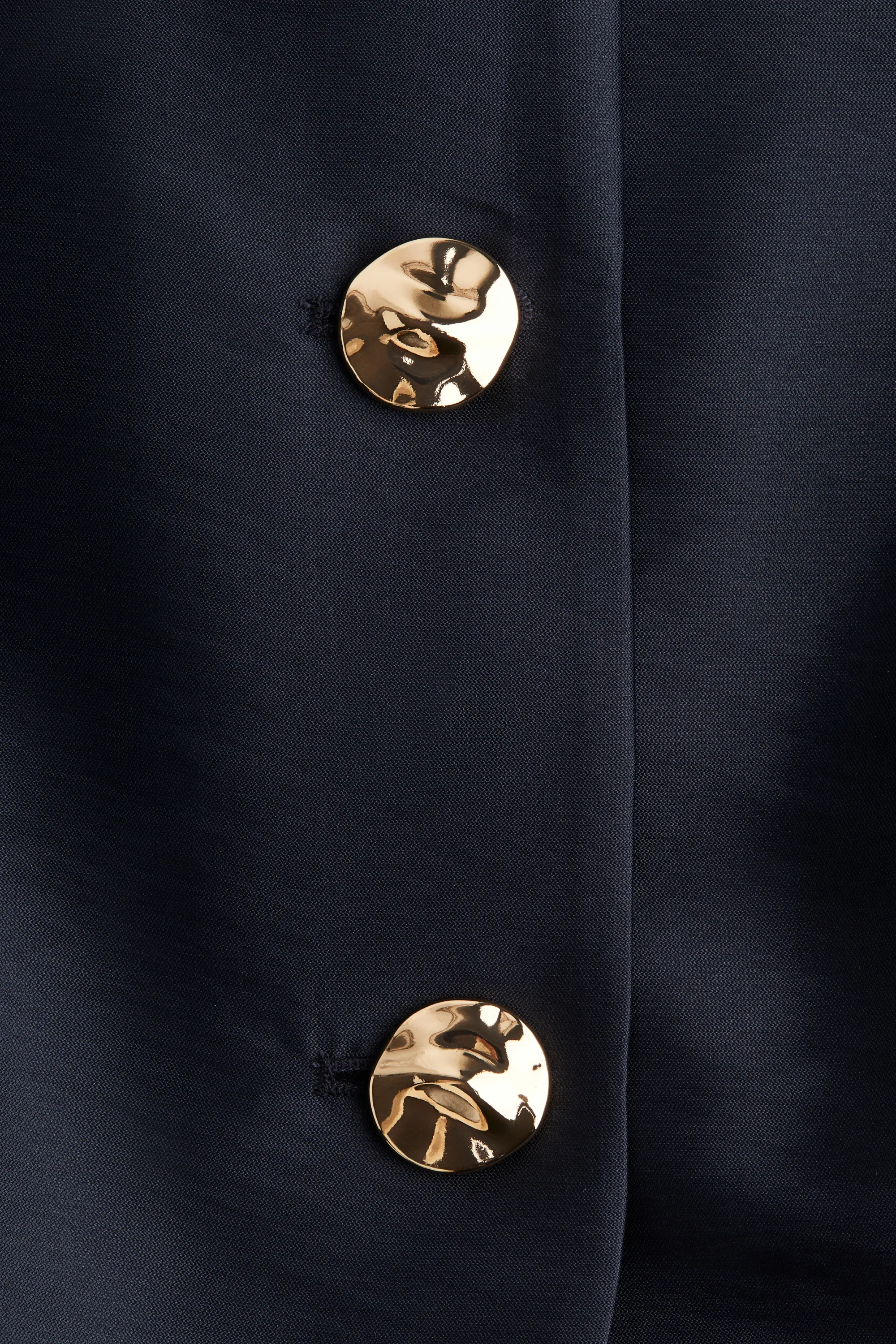 Blouse à manches bouffantes - Bleu marine
