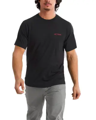 Kragg SL Cotton BLRD Shirt SS Black / Dynasty — photo 4