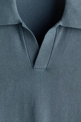 Polo Relaxed Fit - Turquoise foncé — photo 5