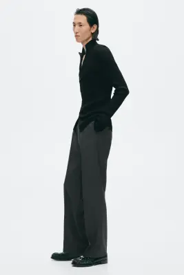 Gilet zippé Slim Fit - Noir — photo 4