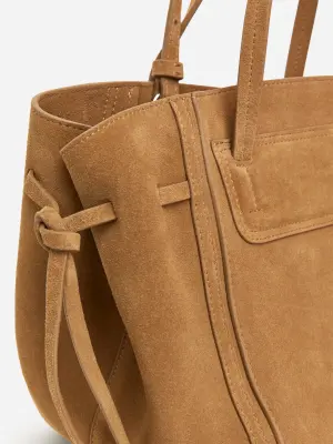 Sac fourre-tout en cuir - Marron — photo 3