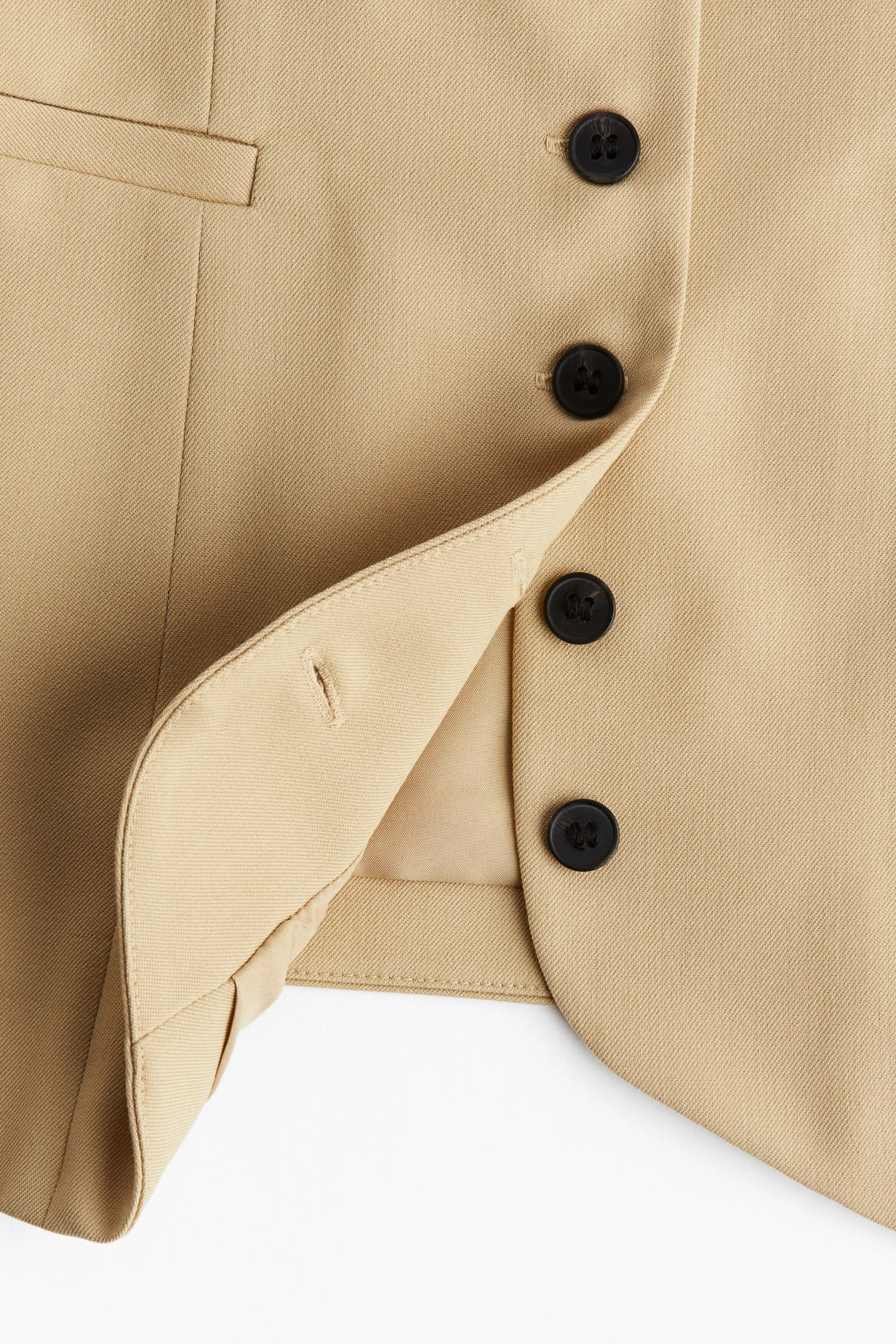 Gilet de costume - Beige