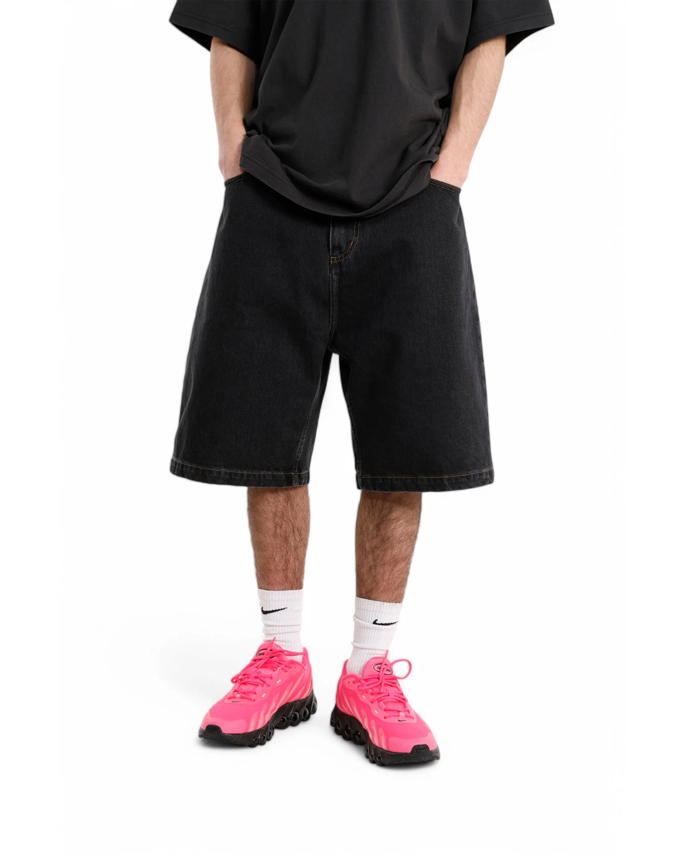 Brandon Short Black Stone Washed