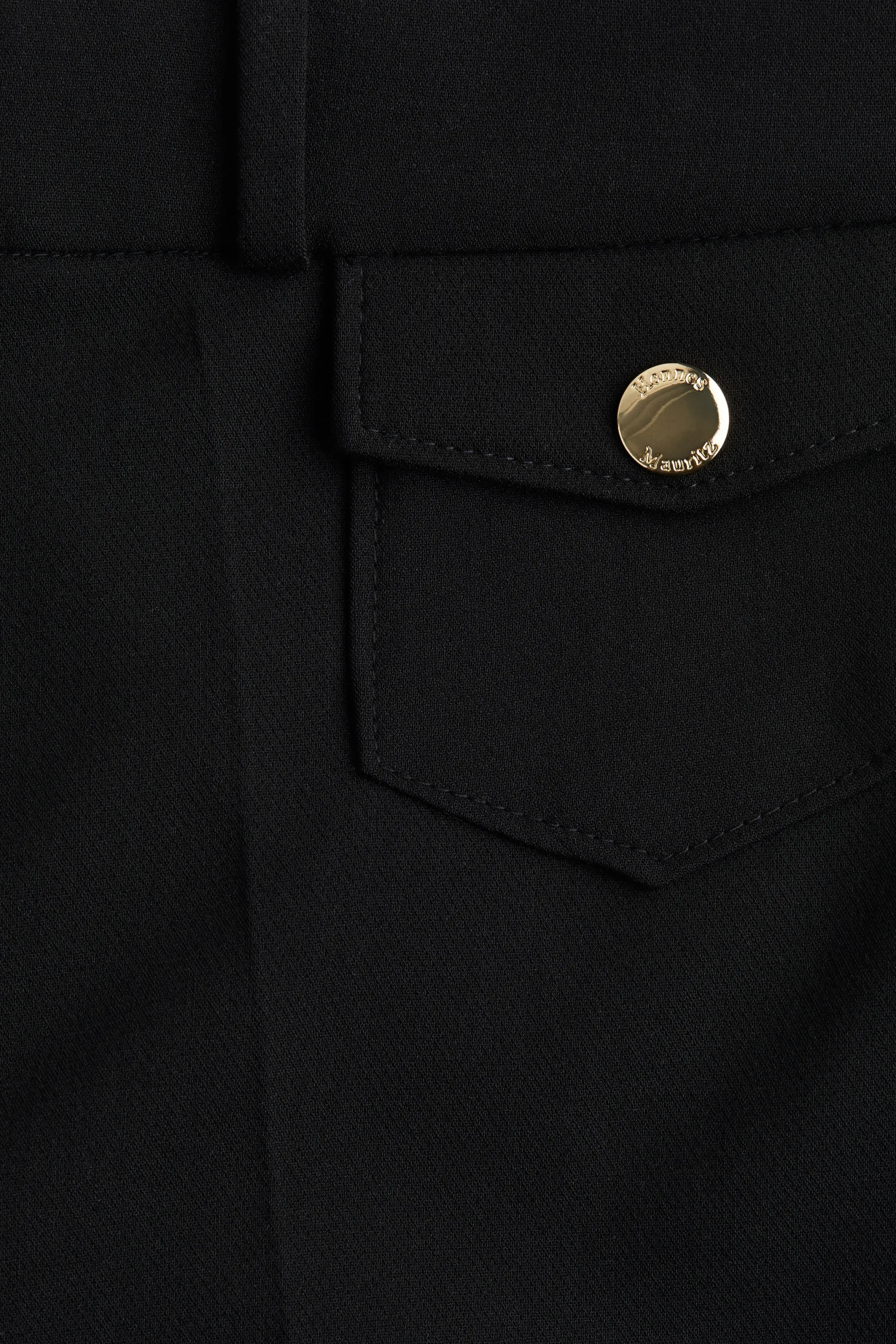 Pantalon évasé - Noir