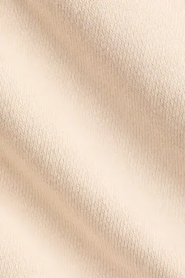 Sweat oversize en coton - Beige clair — photo 4