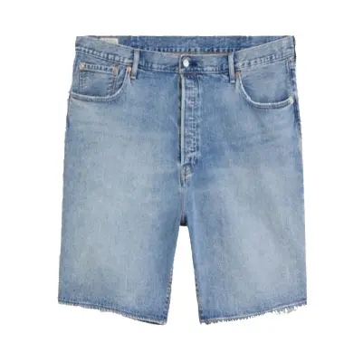 LEVIS 501 HEMMED SHORT BT JAZZ BIRD Bleu — photo 2