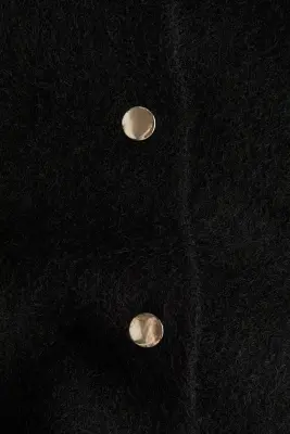 Gilet oversize brossé - Noir — photo 5