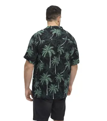 NORTH CHEMISE PALMIER Vert Noir — photo 2