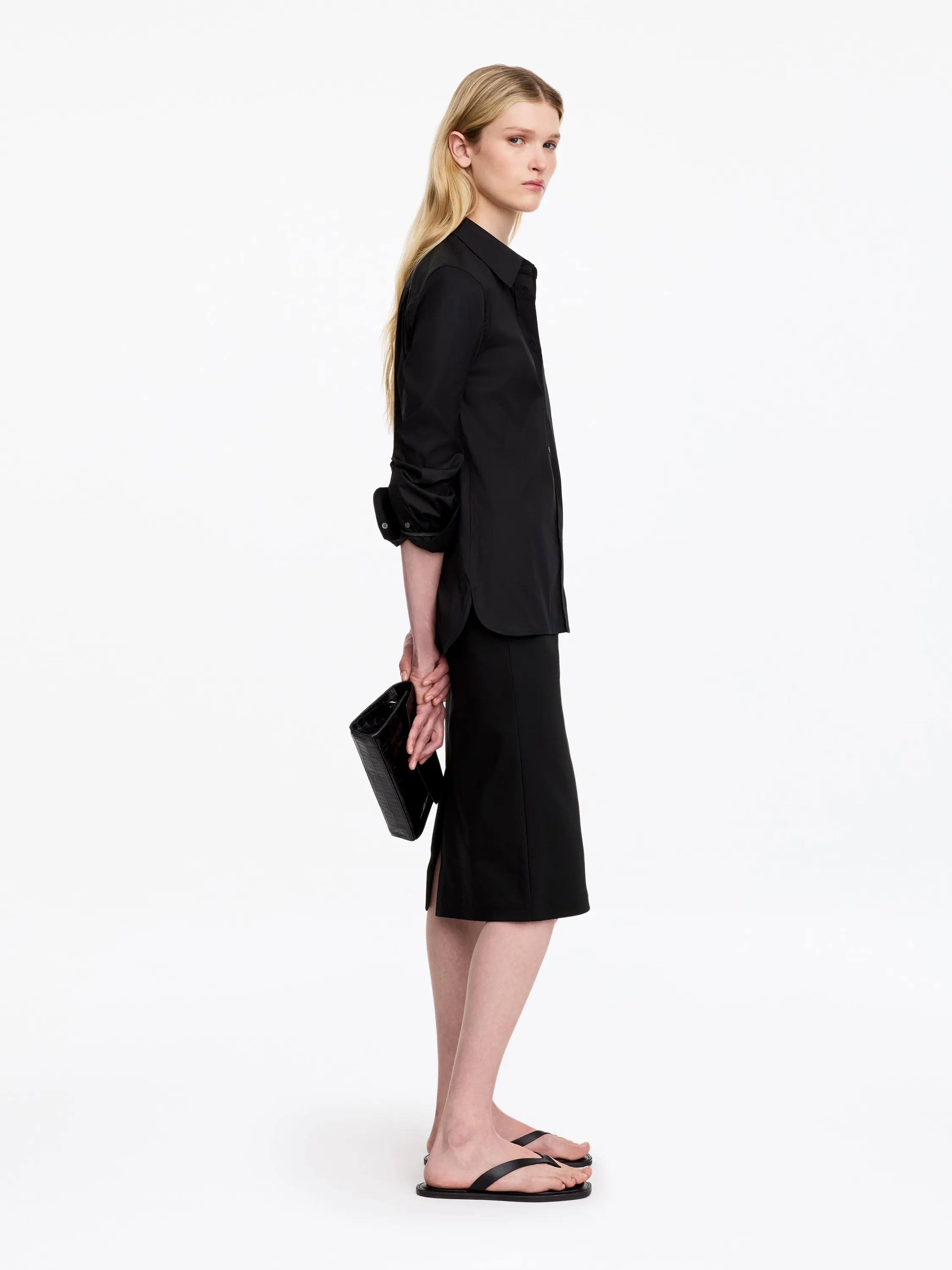 Jupe crayon slim - Noir