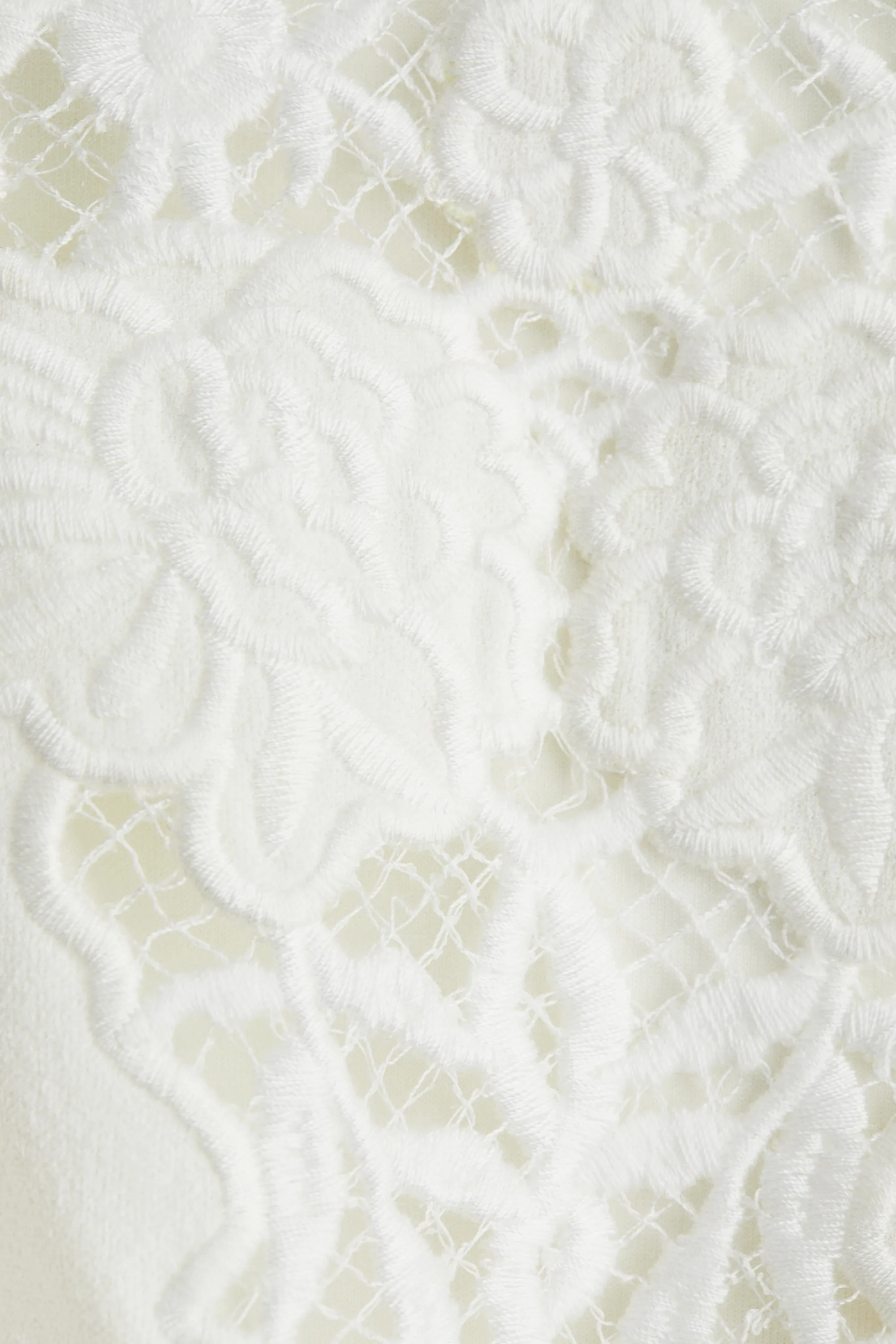 Robe avec détail brodé - Blanc