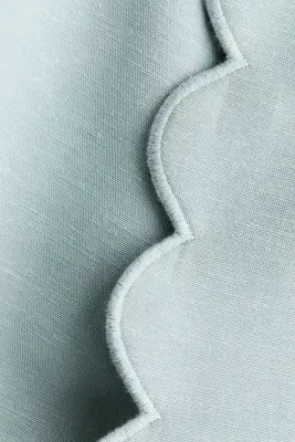 Veste à bords festonnés - Turquoise ancien clair — photo 5