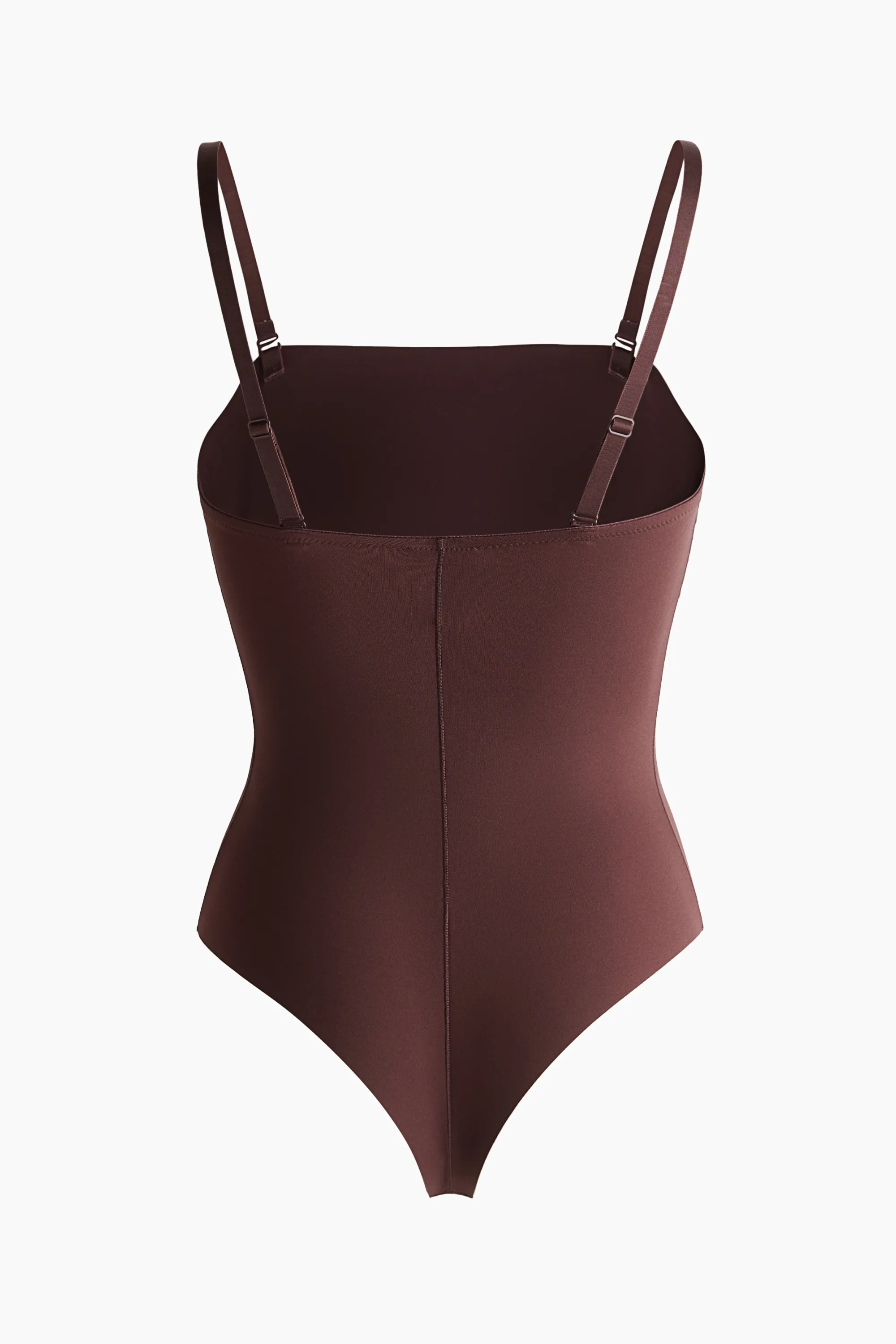 Body string Light shape en microfibre - Bordeaux