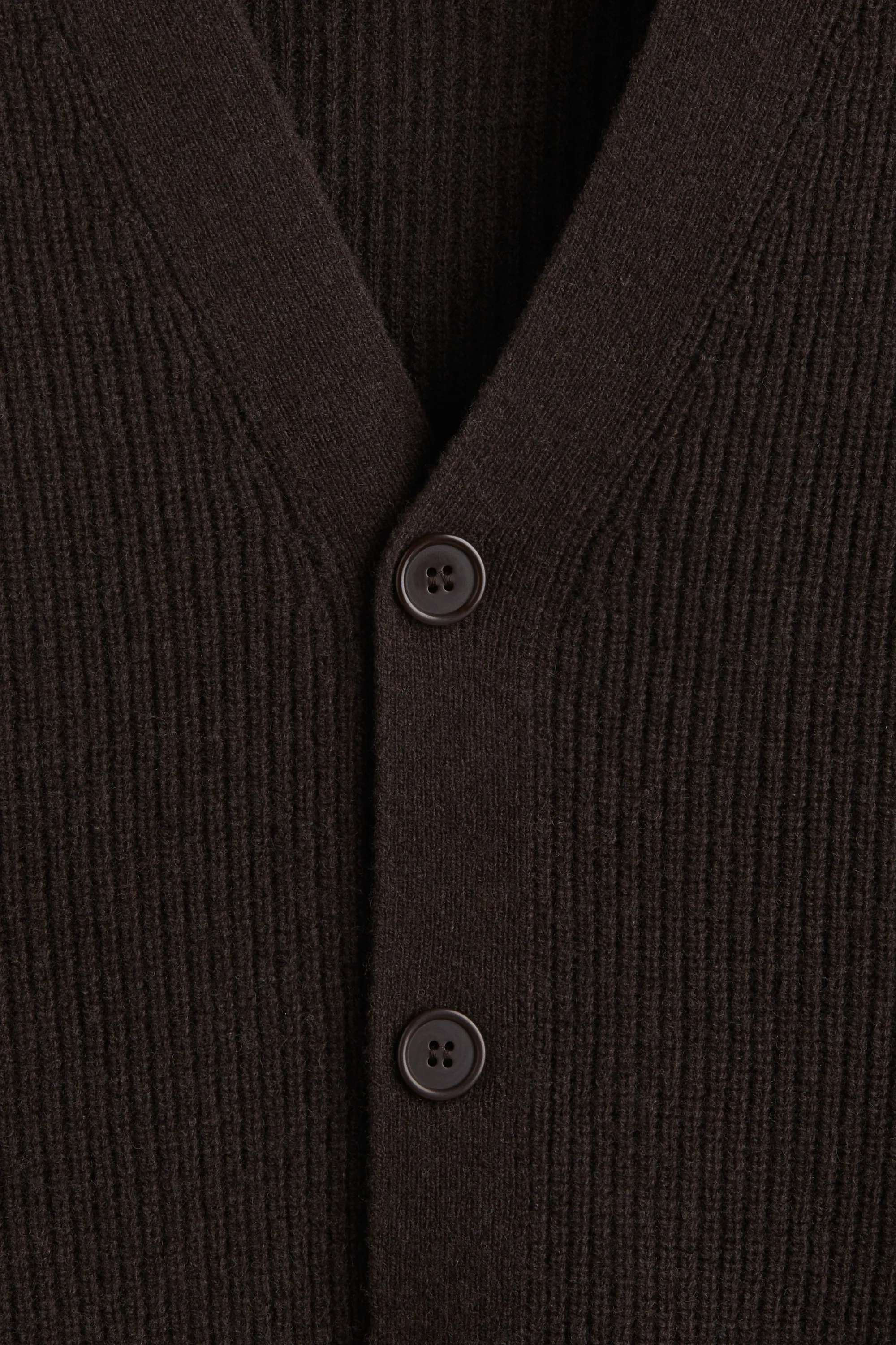 Gilet Regular Fit en laine - Marron