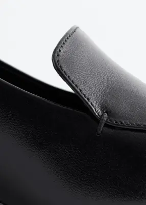 Escarpins en cuir - Noir — photo 5
