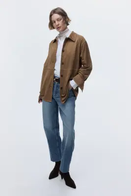 Chemise loose - Marron — photo 2