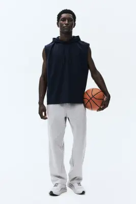 Hoodie de sport sans manches Regular Fit DryMove™ - Bleu marine — photo 3