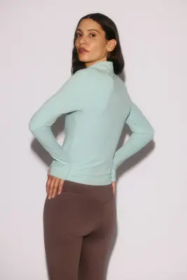Veste de sport zippée SoftMove™ - Bleu amazonite — photo 3