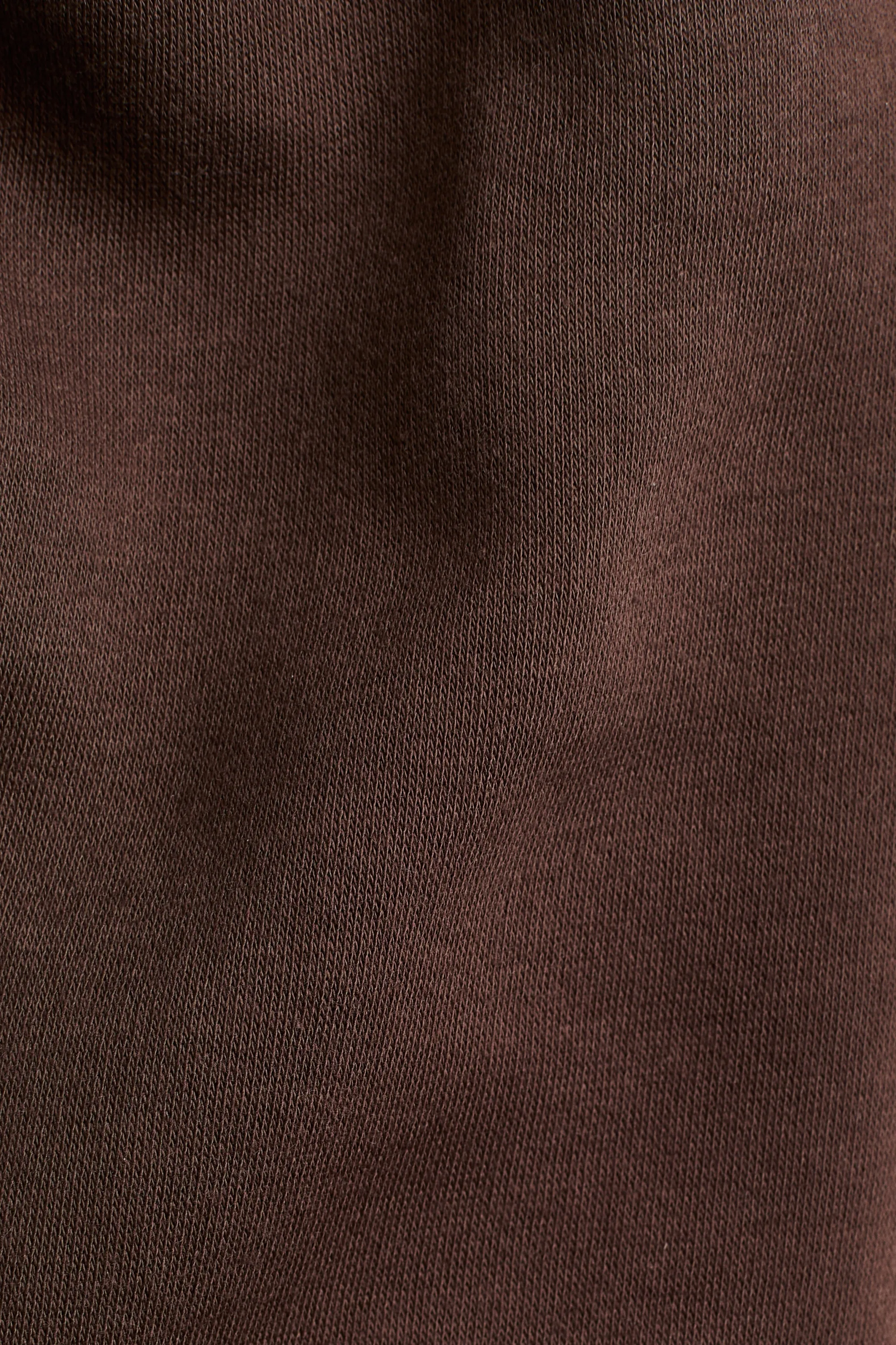 Pantalon jogger à l'intérieur brossé - Marron foncé