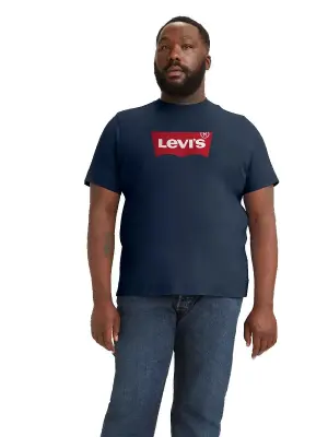 LEVIS TEE BIG GRAPHIC Marine — photo 2