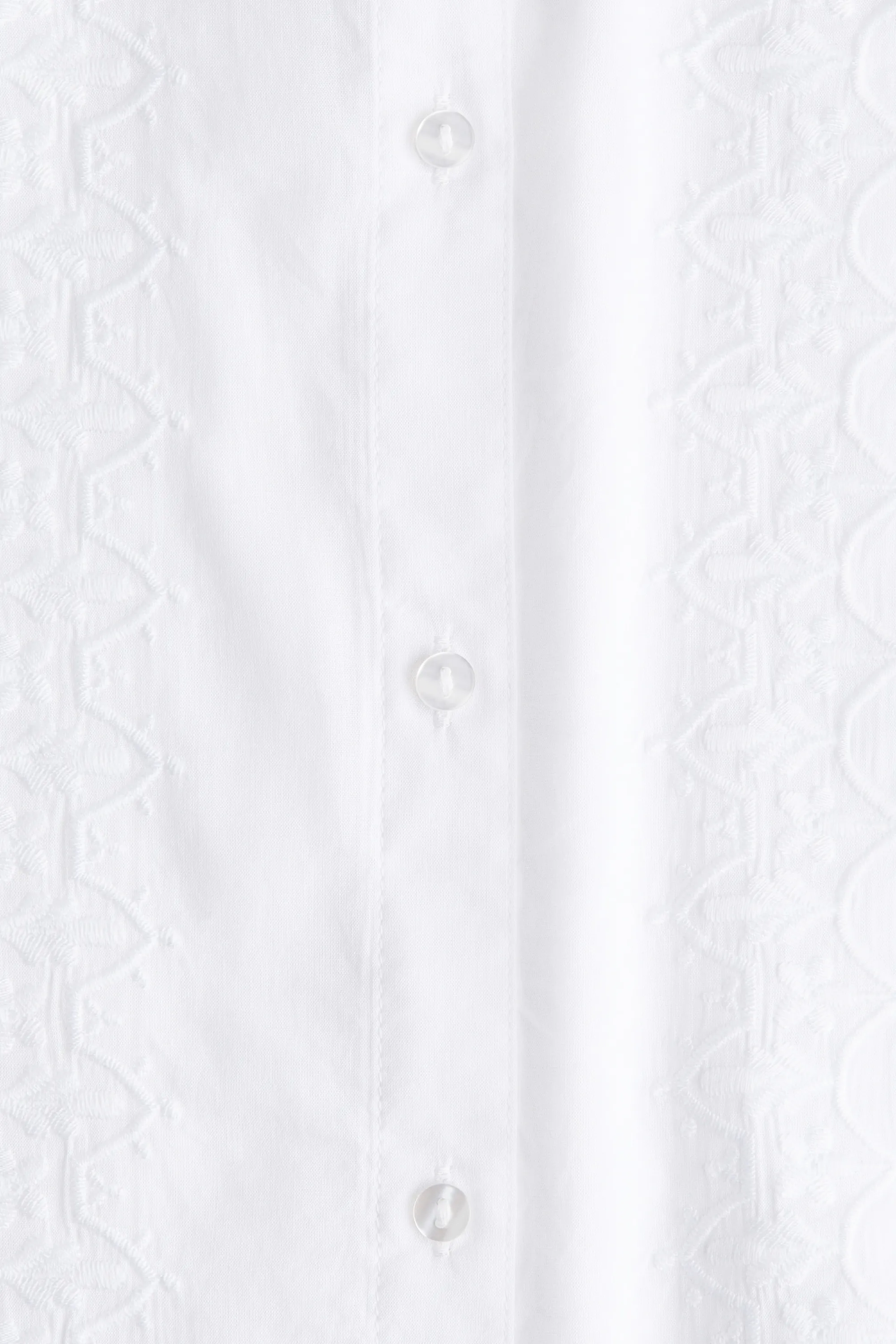 Blouse brodée - Blanc