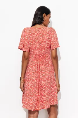 Robe courte imprimée Femme — photo 4