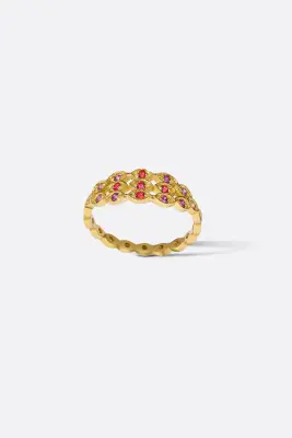 BAGUE ANTOINETTE - Or jaune 18 carats — photo 3