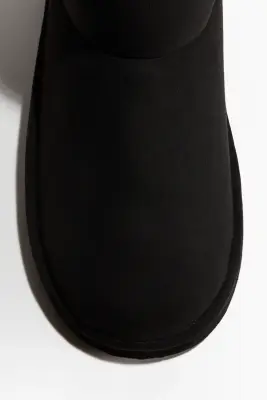 Bottines chaudement doublées - Noir — photo 2