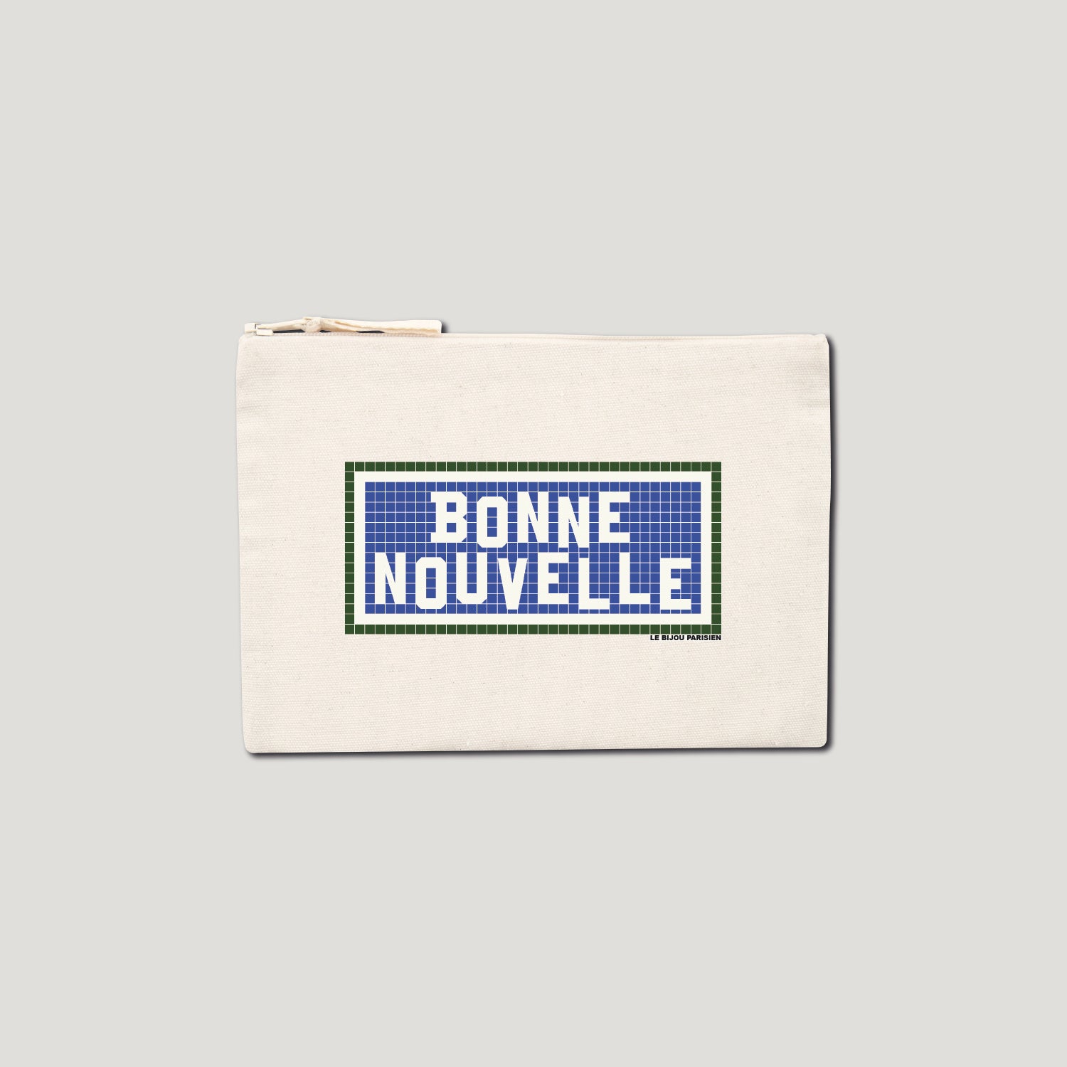 POCHETTE IMPRIMÉE - BONNE NOUVELLE - ÉCRU