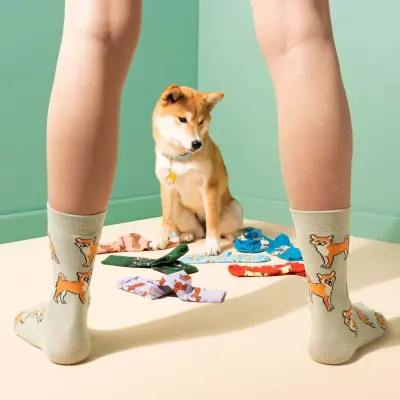 Chaussettes Shiba Coucou Suzette — photo 2