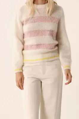 Pull Alba Ecru/Brume Poudre — photo 1