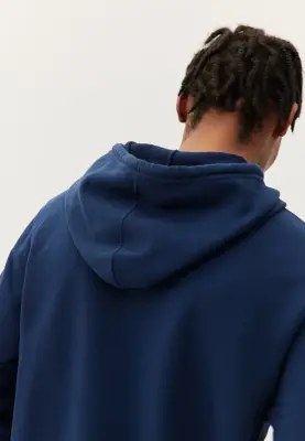 Le sweat à capuche - Bleu marine — photo 4