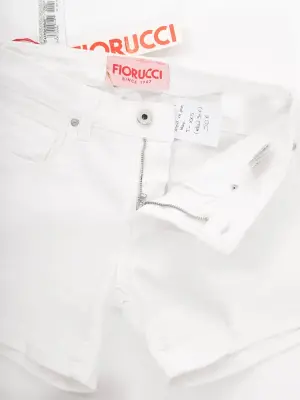 Mini short en jean blanc taille haute Prix boutique 90€ Taille XXS — photo 4