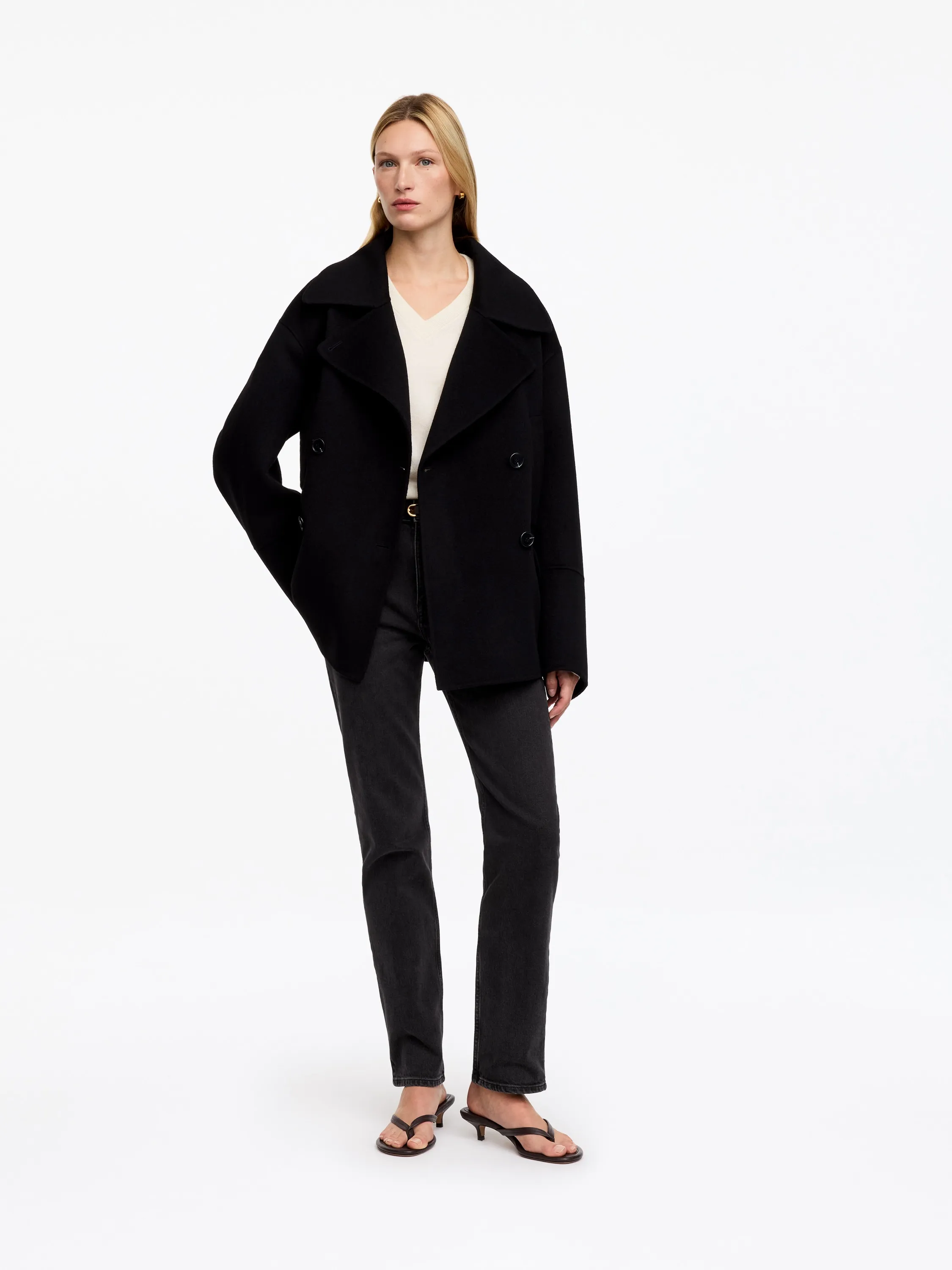 Jean slim long JADE - Noir