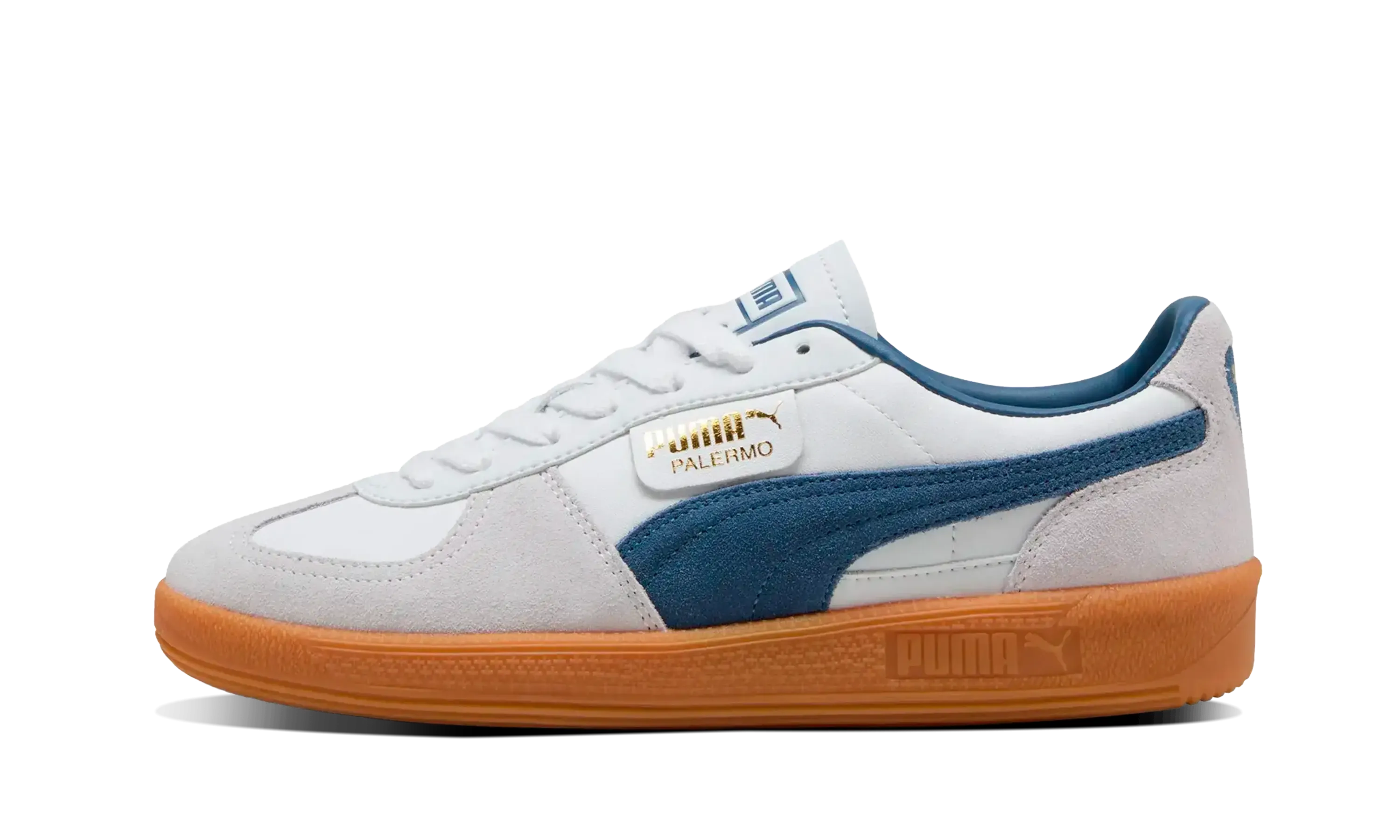 Puma Palermo Lth White Dark Indigo