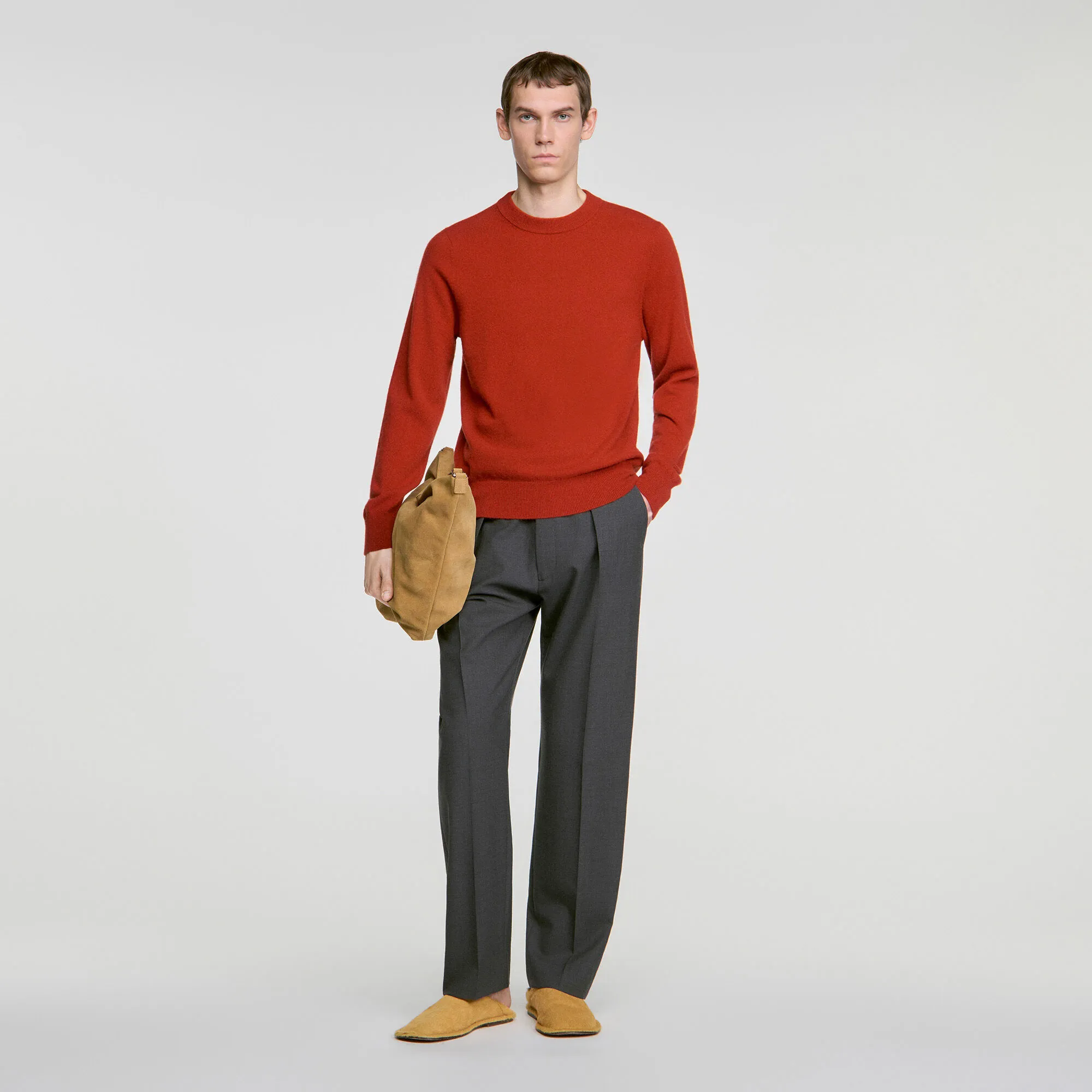 Pull en cachemire col rond