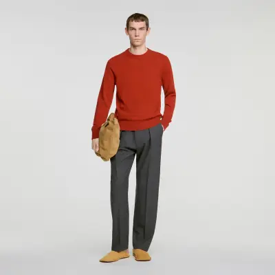 Pull en cachemire col rond