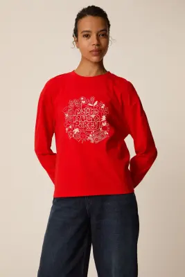 Tee-shirt Indanael Rouge — photo 4