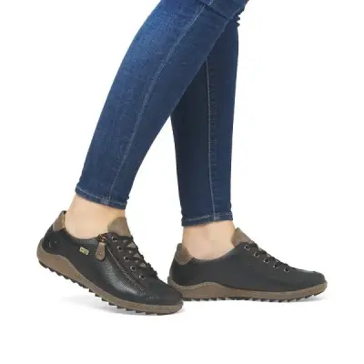 Baskets Remonte R1402-08 Bleu Marine - Lacets Grande Pointure Femme — photo 4