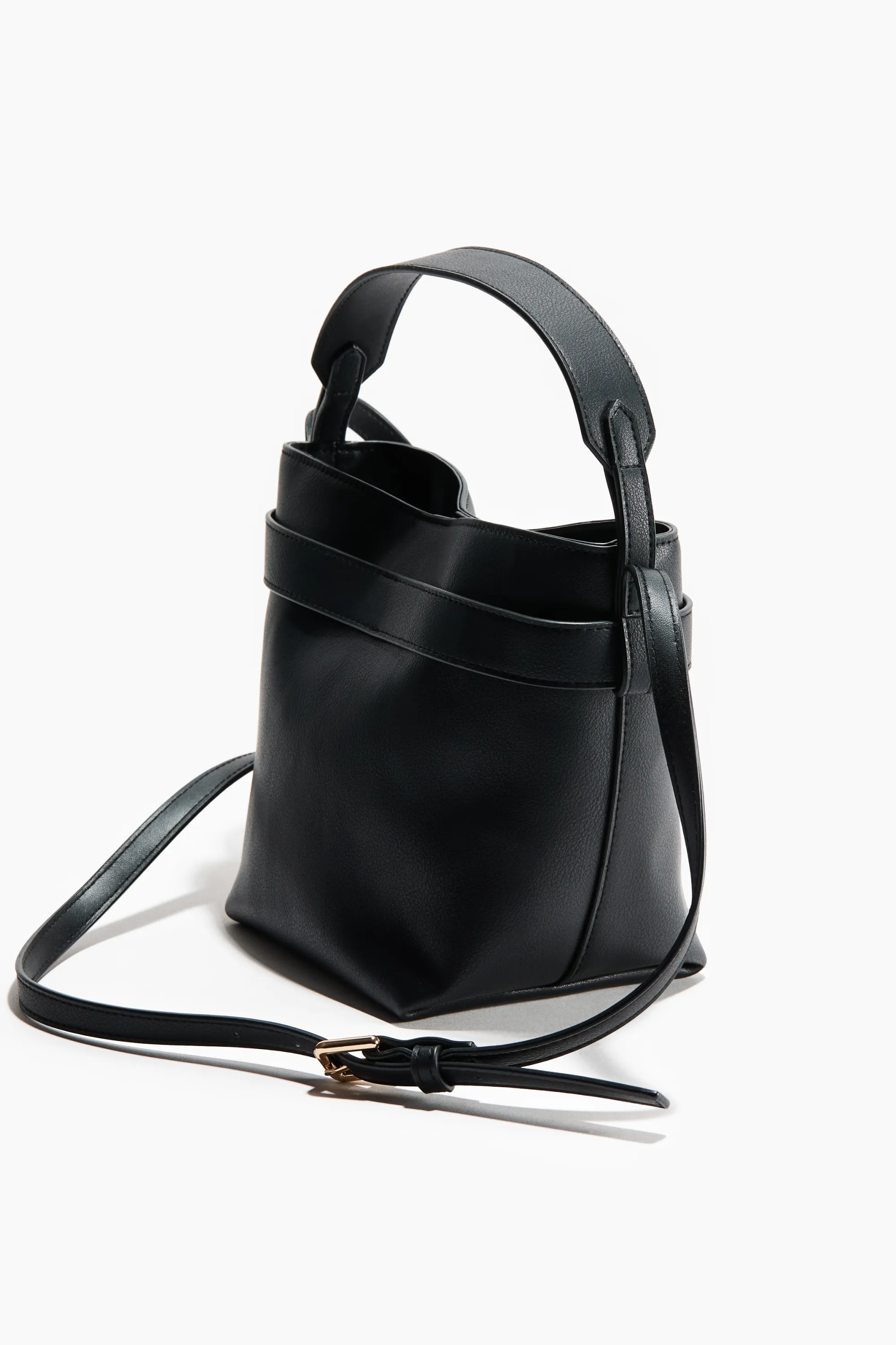 Sac seau crossbody - Noir