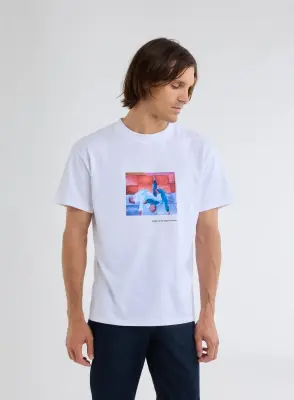 Tee shirt Manches Courtes Col Rond en Coton organique / coton recyclé — photo 4
